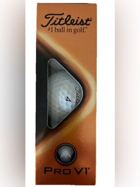 Titleist Pro V1 Golf Balls White, 3-Pack, One Sleeve